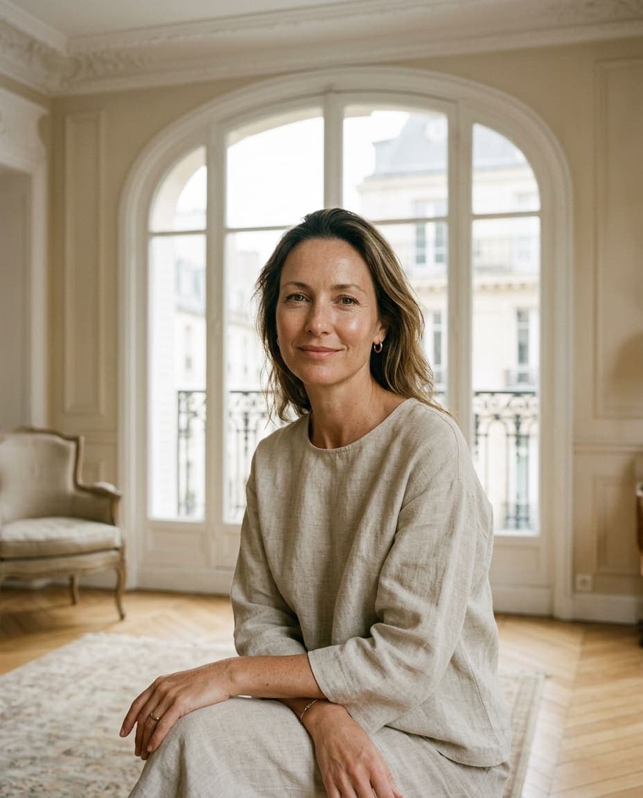 Portrait d'une cliente au teint lumineux